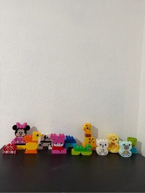 3 Lego duplo sets for toddles some items missed and some extra